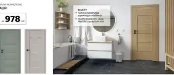 Komfort DRZWI WEWNĘTRZNE AURI oferta