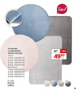 Komfort Dywaniki Łazienkowe Miami Viscose oferta