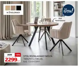 Komfort STÓŁ ROZKŁADANY NESTA oferta
