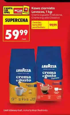 Biedronka Kawa ziarnista Lavazza Crema e gusto Classico oferta