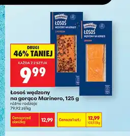 Biedronka Łosoś wędzony na gorąco z pieprzem Marinero oferta