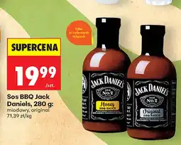 Biedronka Sos BBQ original Jack Daniel's oferta