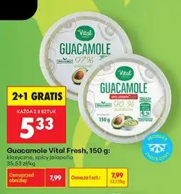 Biedronka Guacamole klasyczne Vital Fresh oferta