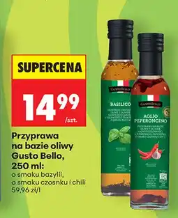Biedronka Przyprawa na bazie oliwy o smaku bazylii Gusto Bello oferta