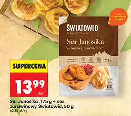 Biedronka Ser Janosika z sosem żurawinowym Światowid oferta