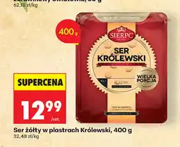 Biedronka Ser żółty w plastrach Królewski Sierpc oferta