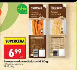 Biedronka Serowe warkocze naturalne Światowid oferta