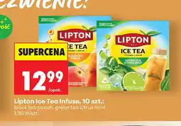Biedronka Herbata Lipton Ice Tea Infuse black tea peach oferta