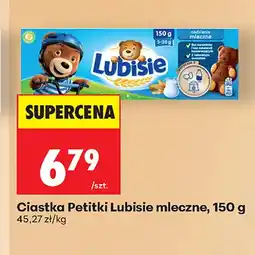 Biedronka Ciastka Petitki Lubisie mleczne oferta