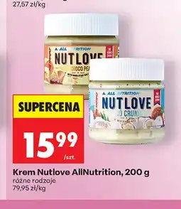 Biedronka Krem Nutlove AllNutrition White Choco Peanut oferta