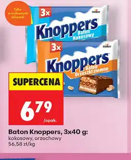 Biedronka Baton Knoppers orzechowy 3-pak oferta