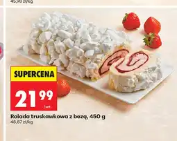 Biedronka Rolada truskawkowa z bezą oferta