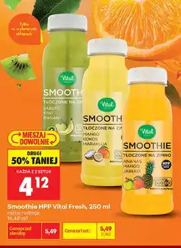 Biedronka Smoothie HPP Vital Fresh jabłko kiwi banan oferta