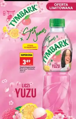 Biedronka Napój niegazowany liczi-yuzu Tymbark x Sara James oferta