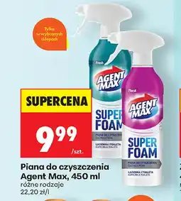 Biedronka Piana do czyszczenia Agent Max Fresh oferta