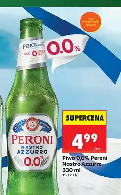 Biedronka Piwo bezalkoholowe Peroni Nastro Azzurro oferta