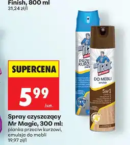 Biedronka Spray czyszczący Mr Magic emulsja do mebli oferta