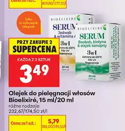 Biedronka Olejek do pielęgnacji włosów Bioelixire Jedwab & witamina A oferta