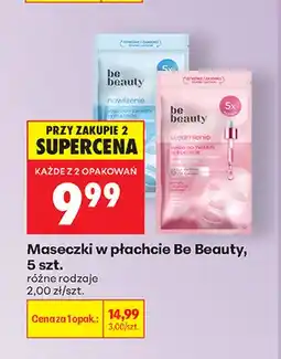 Biedronka Maseczka w płachcie Be Beauty ujędrnienie oferta