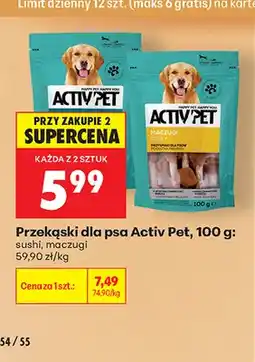 Biedronka Przekąski dla psa Activ Pet maczugi oferta