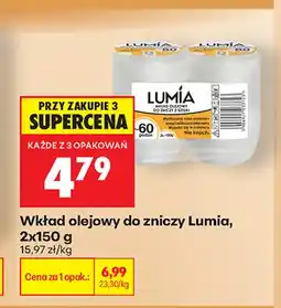 Biedronka Wkład olejowy do zniczy Lumia 2-pak oferta
