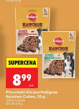 Biedronka Przysmaki dla psa Pedigree Ranchos Cubes oferta