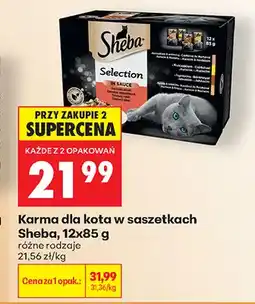 Biedronka Karma dla kota w saszetkach Sheba 12-pak oferta