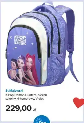 Plecak szkolny 4-komorowy St.Majewski K-Pop Demon Hunters Violet