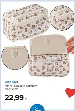 Smyk Piórnik saszetka kapibary biały 21 cm Lean Toys oferta