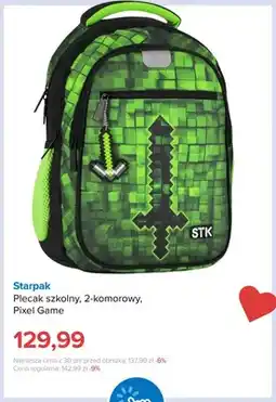 Smyk Plecak szkolny 2-komorowy Starpak Pixel Game oferta
