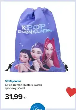 Smyk Worek sportowy St.Majewski K-Pop Demon Hunters Violet oferta