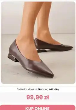 Renee Czółenka Vices ze skórzaną wkładką oferta