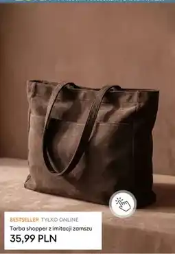 Sinsay Torba shopper z imitacji zamszu Sinsay oferta