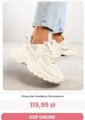 Klasyczne Sneakersy Sznurowane Renee