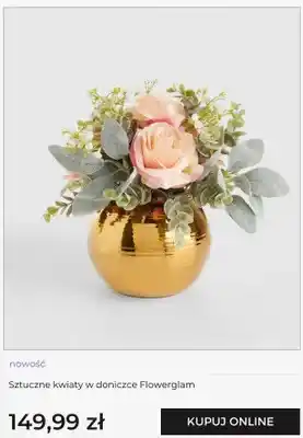Sztuczne kwiaty w doniczce home & you Flowerglam
