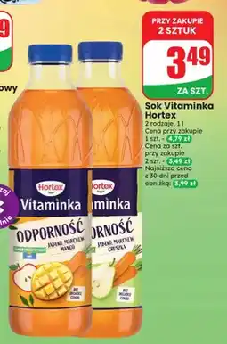 Dino Sok Vitaminka Hortex jabłko marchew mango oferta