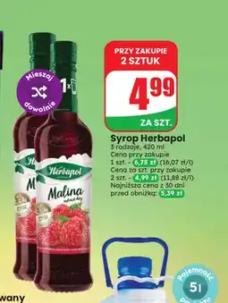 Dino Syrop Herbapol o smaku malinowym oferta