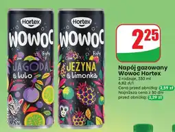 Dino Napój gazowany Hortex Wowoc jagoda & lulo oferta