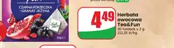 Dino Herbata owocowa Tea & Fun czarna porzeczka granat jeżyna oferta