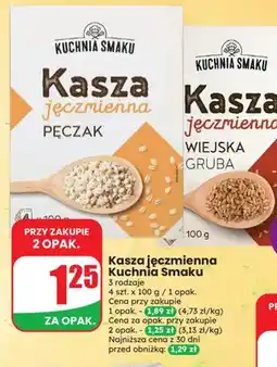 Dino Kasza jęczmienna pęczak Kuchnia Smaku 4-pak oferta