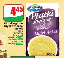 Dino Płatki jaglane błyskawiczne Melvit oferta