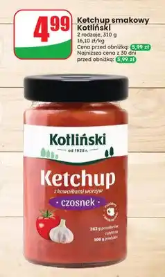 Dino Ketchup smakowy Kotliński czosnek oferta