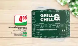 Dino Miseczki wielorazowe Grill & Chill oferta