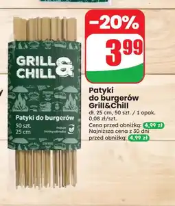 Dino Patyki do burgerów Grill & Chill oferta