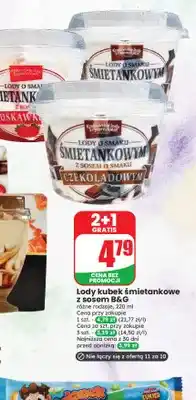 Dino Lody kubek śmietankowe z sosem truskawkowym B & G oferta