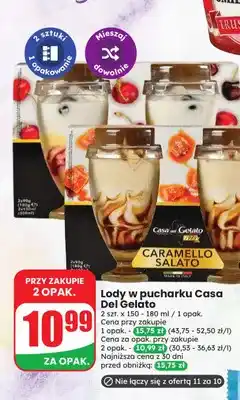 Dino Lody w pucharku Caramello Salato Casa Del Gelato 2-pak oferta