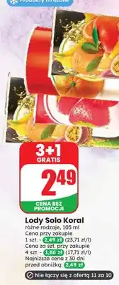 Dino Lody sorbetowe tropikalne Solo oferta