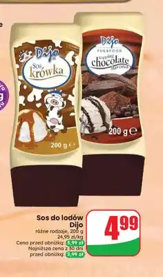 Dino Sos do lodów o smaku krówki Dijo oferta