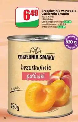 Dino Brzoskwinie w syropie połówki Cukiernia Smaku oferta