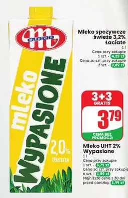 Dino Mleko UHT Wypasione Mlekovita 2% oferta